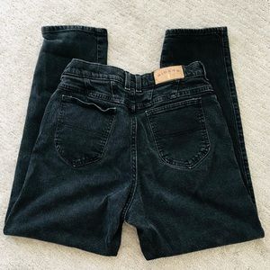 VTG Black Ultra High Rise (12”) Mom Jeans - Riders by Lee
